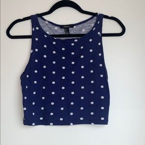 Forever 21 Polkadot Crop Top